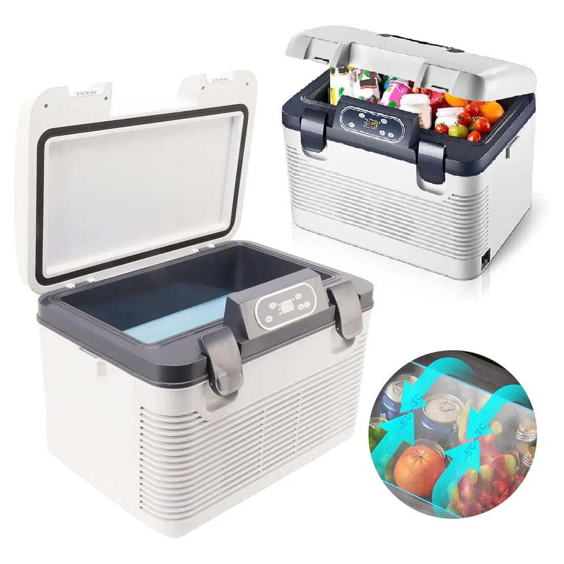 Nevera portátil 19 litros INUITZ Termoelectrica 12/220V