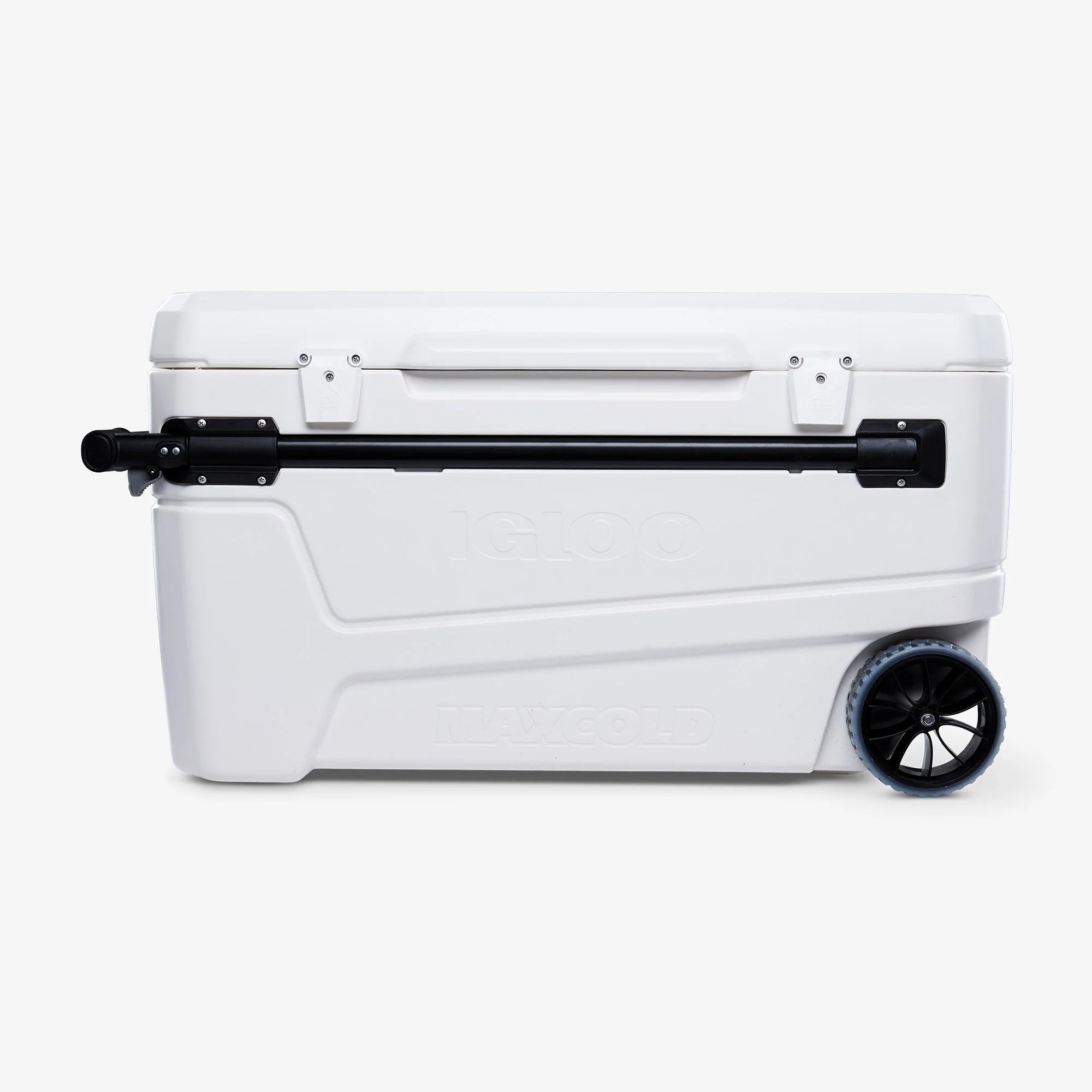 Nevera portátil con Ruedas 104 litros IGLOO GLIDE PRO 110 Blanca
