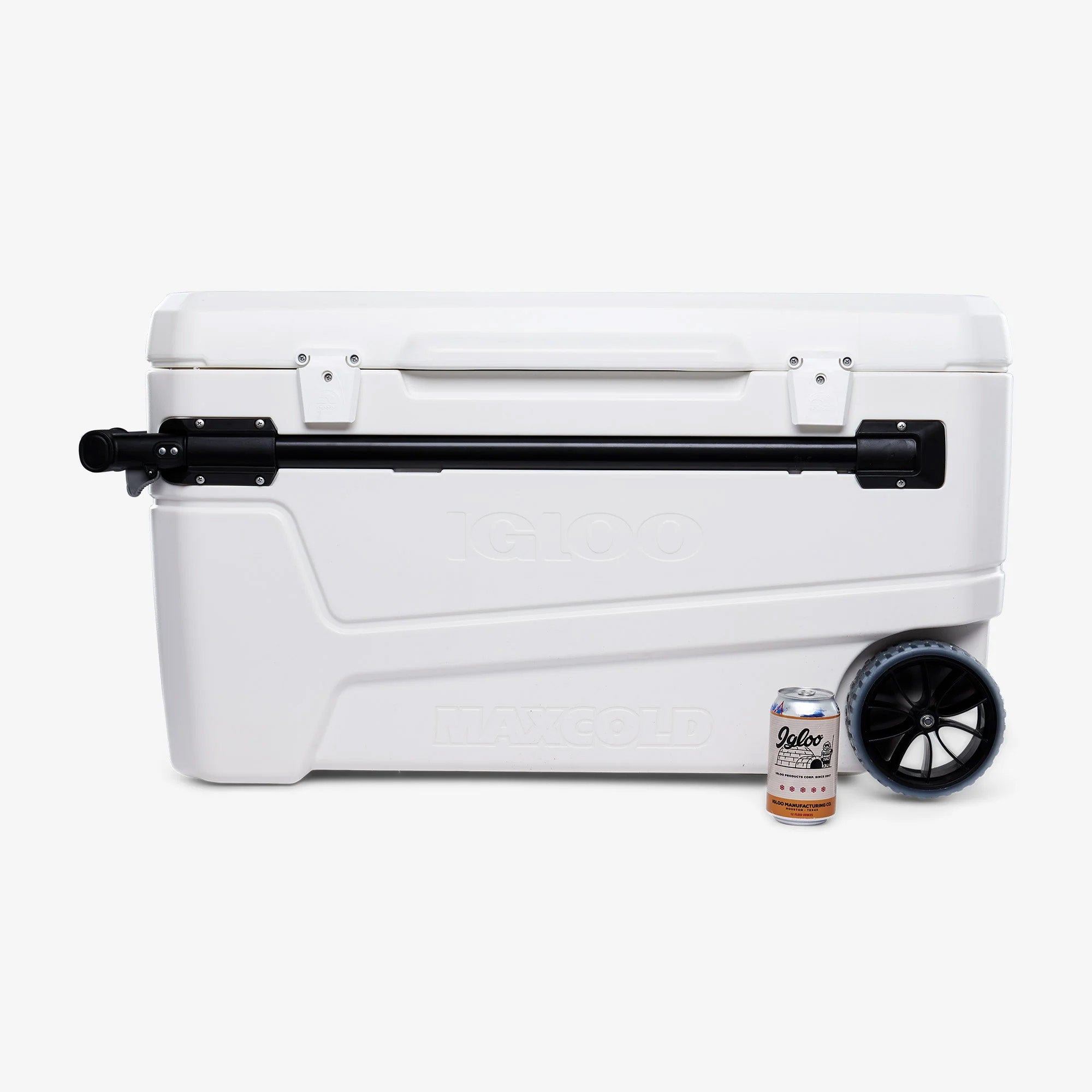 Nevera portátil con Ruedas 104 litros IGLOO GLIDE PRO 110 Blanca